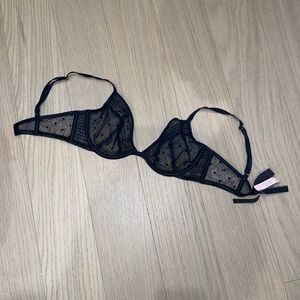 Victoria’s Secret Sheer Low Cut Demi Bra in 32D